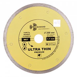 Алмазный диск Ultra Thin Expert/Premium 200х8х25.4х1,7 TRIO DIAMOND UTW505