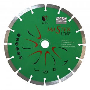 Алмазный диск DIAM Гранит Master Line 230x2,4x10x22,2 000597