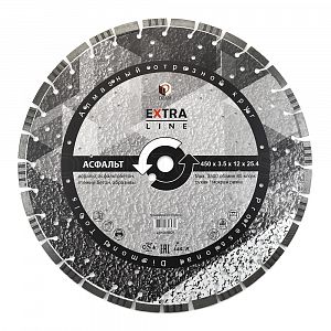 Алмазный диск DIAM Асфальт Extra Line 450x3.5x12x25.4 000621