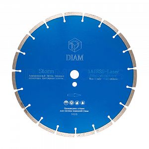 Алмазный диск (круг) DIAM Storm 350x3.2x10x25.4 армированный бетон 000039