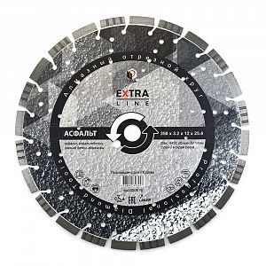 Алмазный отрезной диск DIAM Асфальт Extra Line 350x3.2x12x25.4 000619