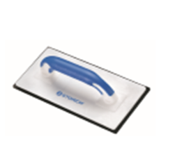 Терка пластиковая Expert с полотном из пенорезины 10мм ручка 280х140мм