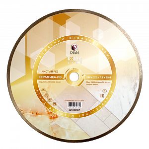 Алмазный отрезной диск DIAM керамика-PD Extra Line O350x2,2x7,0x25,4 000657