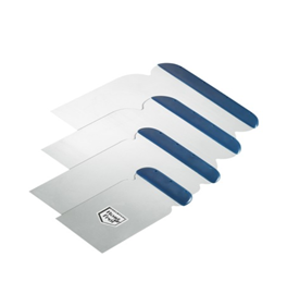 Шпатели японские Profi  набор нержавеющая сталь 4 ширины (5,8,10,12см)