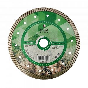 Алмазный диск DIAM Гранит Extra Line 180x2.4x10x22.2 000638