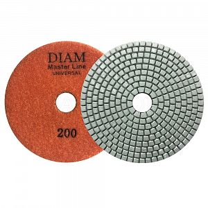 Алмазный гибкий шлифовальный круг DIAM Master Line Universal №200 мокрая, сухая полировка 000625