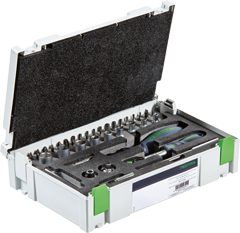 Комплект насадок монтажный в MINI Systainer CE-RA-Set