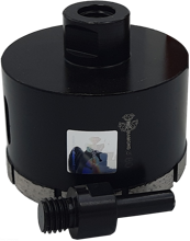 Коронка алмазная по керамограниту 80 мм Серебряная пайка GCB770