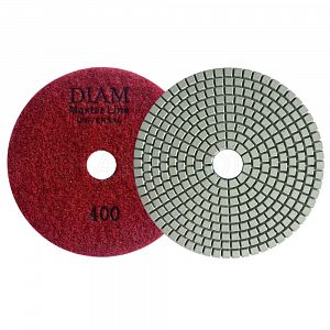 Алмазный гибкий шлифовальный круг DIAM Master Line Universal №400 мокрая, сухая полировка 000626