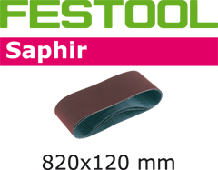 Шлифлента 820x120мм P120 Saphir 10шт.