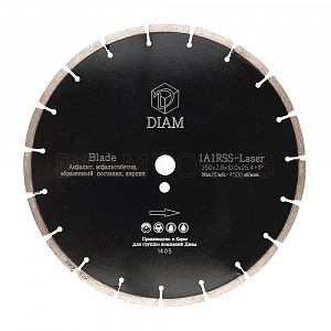 Алмазный отрезной диск DIAM Blade 350x2.8x10x25.4 асфальт 000055