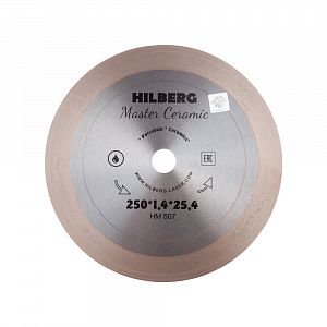 Алмазный диск Master Ceramic 250х25х25,4х1,4 Hilberg HM507