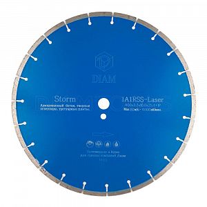 Алмазный диск (круг) DIAM Storm 400x3.2x10x25.4 армированный бетон 000040