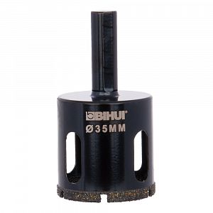 Алмазная коронка по керамограниту BIHUI 35мм DBW35