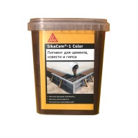 Высококачественный порошкообразный краситель Sika Cem®-1 Color для бетона и растворов, банка 0,5 кг (коробка 16 шт)