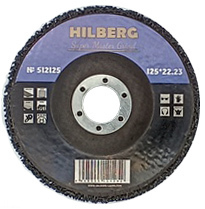 Круг полимерный зачистной 125 мм Hilberg Super Master Grind 512125
