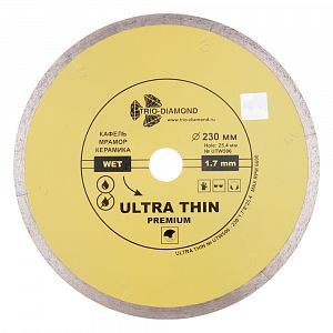 Алмазный диск Ultra Thin Expert/Premium 230х10х25.4х1,7 TRIO DIAMOND UTW506