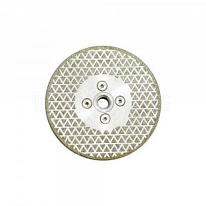 Алмазный диск Гальваника-FL O125xM14 с фланцем 000314