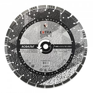 Алмазный диск DIAM Асфальт Extra Line 400x3.5x12x25.4 000620