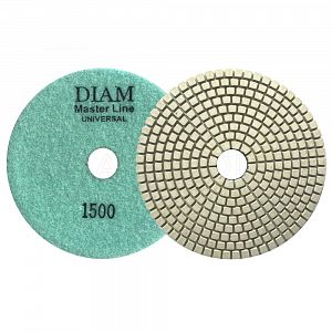 Алмазный гибкий шлифовальный круг DIAM Master Line Universal №1500 мокрая, сухая полировка 000628