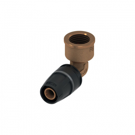TECE  Уголок соединительный с муфтой, бронза 16 x Rp 1/2"  8713202