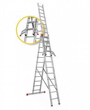 Трехсекционная универсальная лестница TRIBILO Trigon