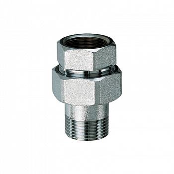 FAR  Фитинг трёхкомпонентный, хромированный 1"  FC 5150 1