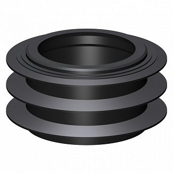 POLO-KAL  Уплотнение для соединения с фиброцементными или чугунными трубами 50Ø  02890