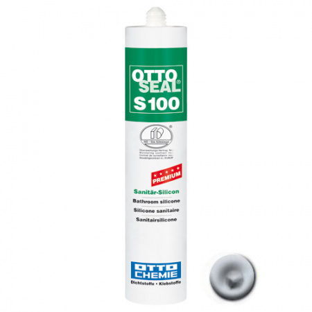 Профессиональный универсальный силиконовый герметик OTTOSEAL S100 PREMIUM С92 (нежно-голубой), 300мл