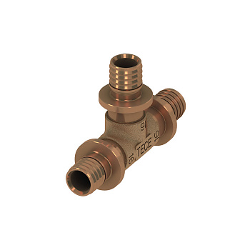 TECE  Тройник 90°, бронза 16 × 16 × 16  710116