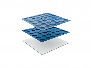 Компенсирующее нагрузки гидроизоляционное трехслойное полотно PRODESO®, арт. PDES 3530/EN/1 (м/п)