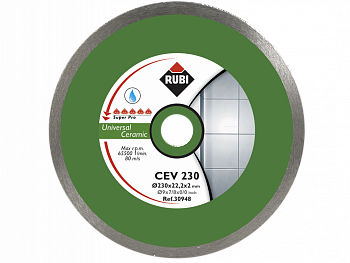 Диск сплошной для керамики CEV 180 PRO