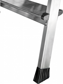 Стремянка алюминиевая двухсторонняя с площадкой 350×260 мм NV2120 артикул 2120208