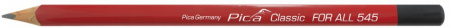 PICA-MARKER 545/24-1 Строительный карандаш FOR ALL, 23 см , твердость 2B