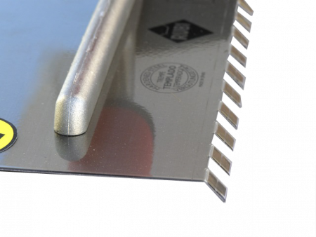 Гребёнка стальная 28см зуб 6x6 мм MRА 45º. RUBI