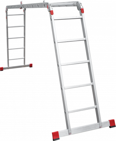 Профессиональная алюминиевая лестница-трансформер, ширина 400 мм NV3320 артикул 3320405
