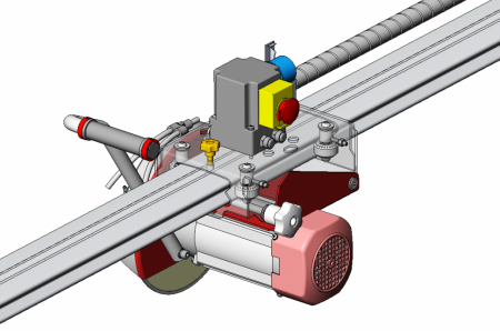 Плиткорез электрический Fortezzo DTS250-1200/1.8 с длиной реза 1200мм