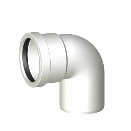 POLO-KAL  Шумопоглощающий отвод канализационный 87,5° 75-87,5°  02525