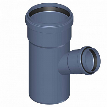 POLO-KAL  Шумопоглощающий тройник канализационный 67,5° 90/50  02835