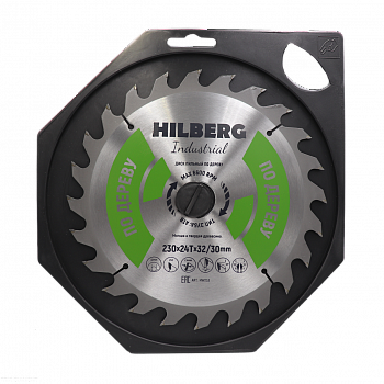 Диск пильный Hilberg Industrial Дерево 230*32/30*24Т HW233