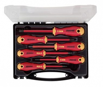 Набор отверток диэлектрических Ergonic в кейсе, 6 шт FELO 413 106 36