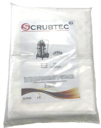 Scrubtec рrоfеѕѕіоnаl R20 синтетические мешки для пылесоса 5 штук