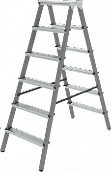 Стремянка стальная двухсторонняя NV1160 артикул 1160206