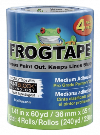 Клейкая лента Синяя FrogTape Pro Grade 4 Roll multi-puck