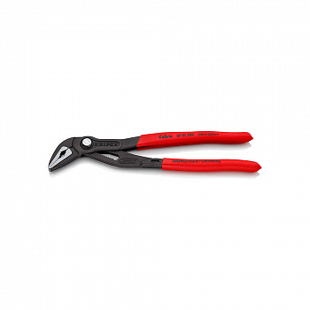KNIPEX COBRA® ES клещи переставные с фиксатором особо тонкие 32 мм (1 1/4 ) под ключ 34 мм L-250 мм KN-8751250