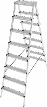 Стремянка алюминиевая двухсторонняя NV1120 артикул 1120208