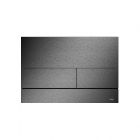 TECE TECEsquare Металлическая панель смыва для унитазов с цветным PVD покрытием Сатин черный хром 9240836