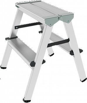 Стремянка алюминиевая двухсторонняя NV1120 артикул 1120202