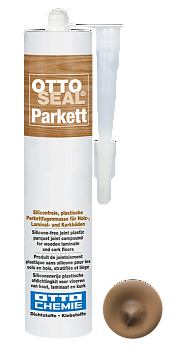 Профессиональный акрилатный герметик для паркета и ламината OTTOSEAL Parkett A221 C17 (вишня), 310мл