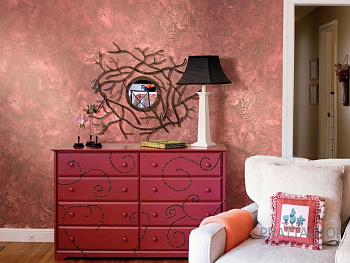 Стены с эффектом драповой ткани